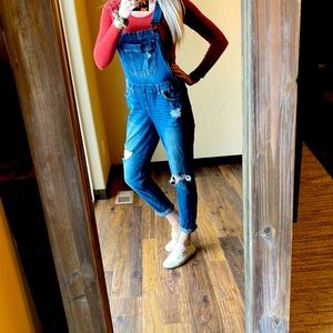 Bluespice size 7 jean overalls